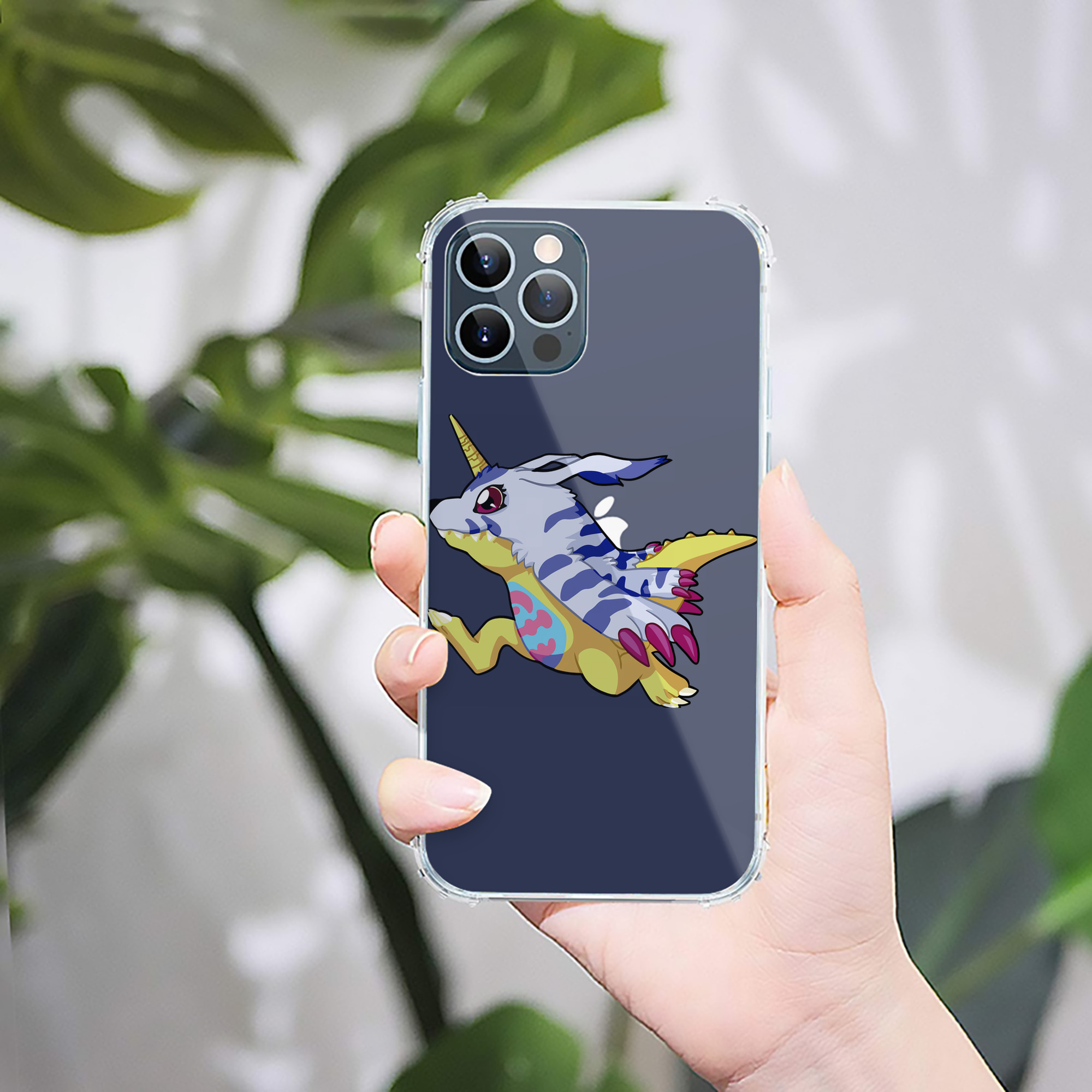（画像用） Digimon デジタルモンスター/デジモン 【iPhone 12シリーズ対応】透明スマホケース（クリアソフトケース）